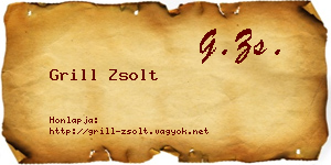 Grill Zsolt névjegykártya